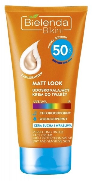 Bielenda Professional, Bikini, ochronny krem do twarzy do cery suchej i wrażliwej, SPF 50, 50 ml