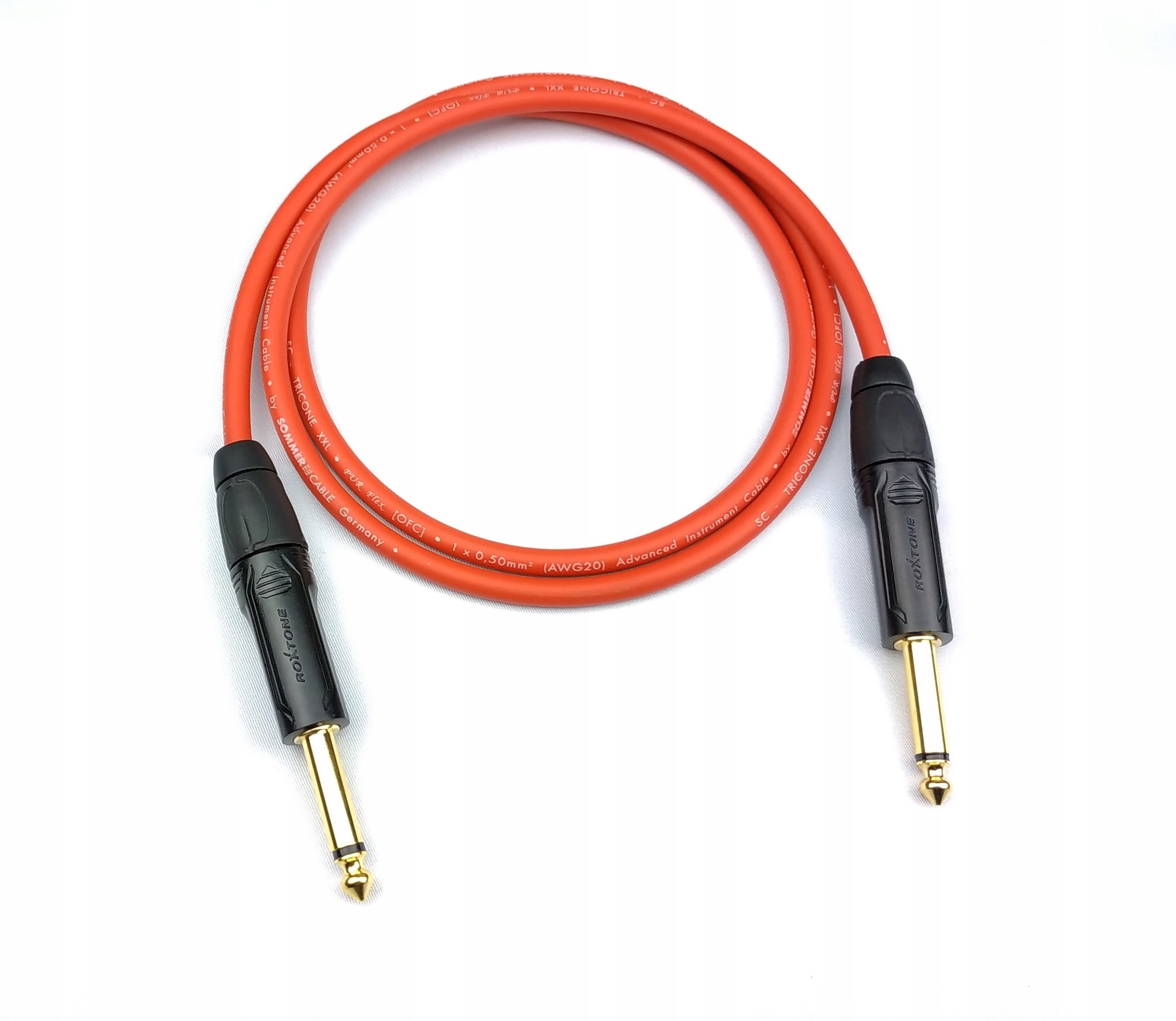 Sommer XXL kabel gitarowy Jack 6,3 mm Roxtone 2m