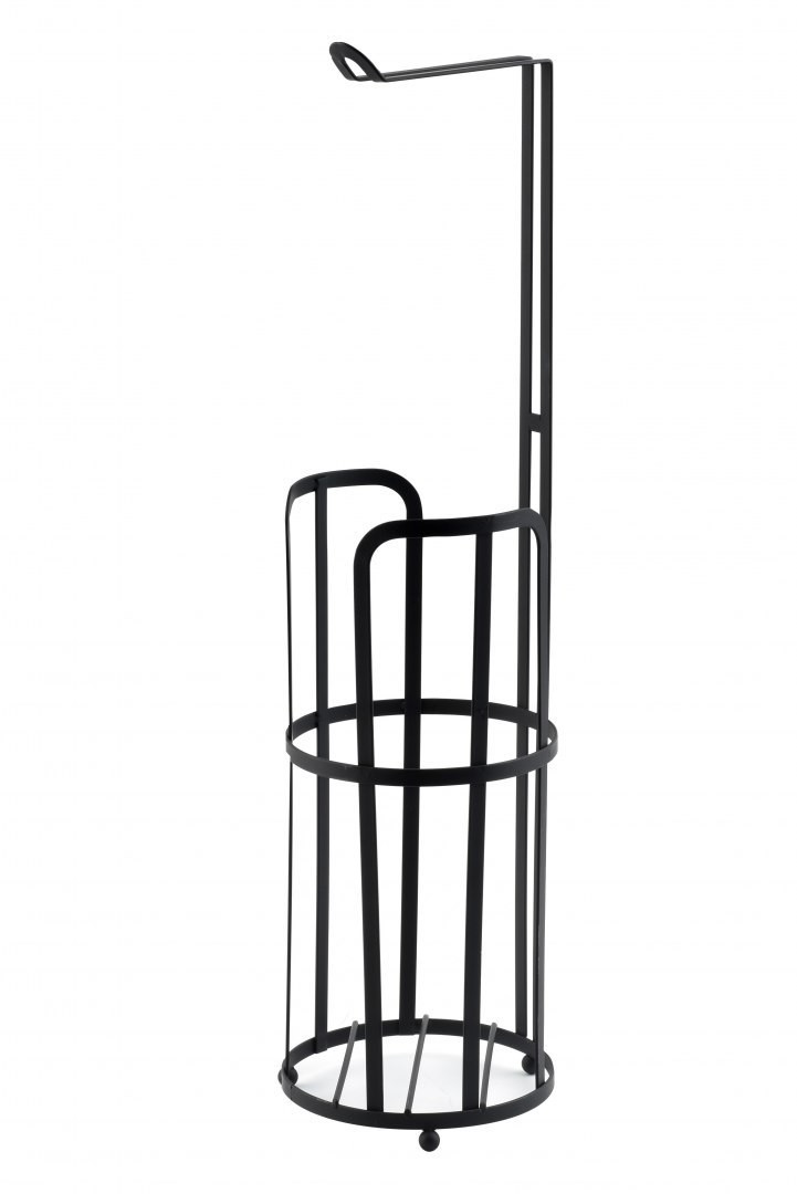 Lumarko Lumarko Zac black stojak na papier 16,5c16,5xh:62cm! HTWM2338 3 Mondex