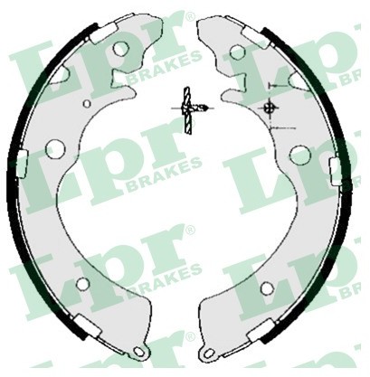 LPR GROUP Zestaw szczęk hamulcowych GROUP 05690