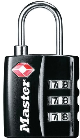 Master Lock 4680eurdblk  zamek szyfrowy TSA  czarna 4680EURDBLK
