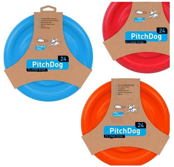 Collar PitchDog - Game flying disc 24cm Niebieski