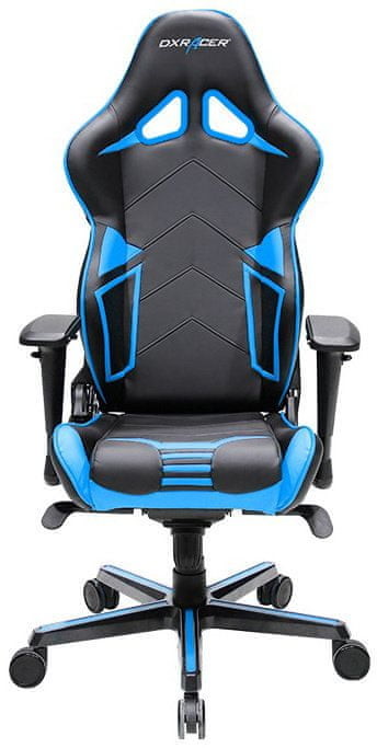 DXRacer fotel obrotowy Racing Pro RV131/NB czarny/niebieski RV131/NB) Raty 10x0%! Do 24.11.2019