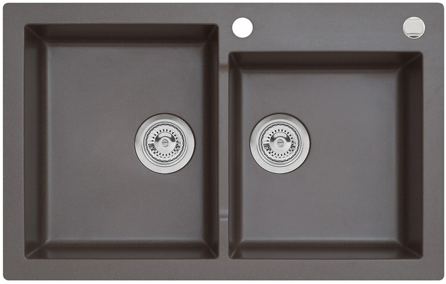 AXIS GROUP Zlew Mojito 140 2-komorowy dark chocolate