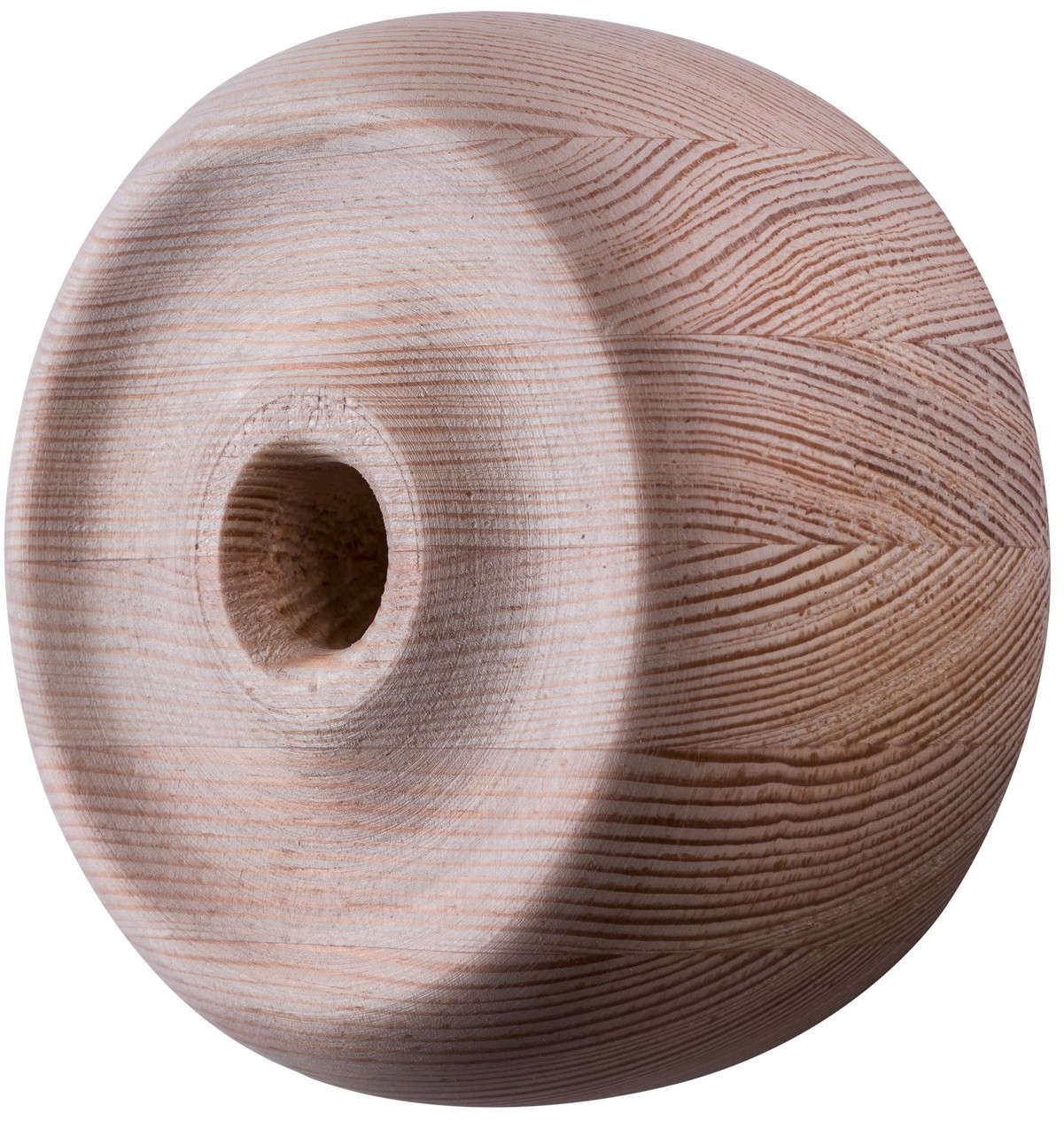 Kornik Zakończenie poręczy z drewna sosnowego 50 mm x 60 mm koło