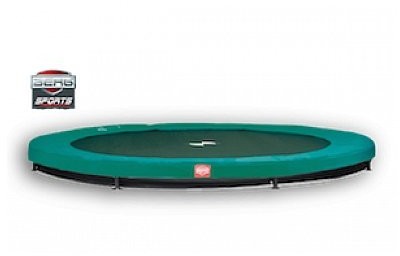 Berg Toys 35.42.57.00 Champion 380 inground trampoliny górskich, zielony