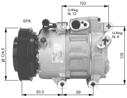 NRF Kompresor, klimatyzacja NRF 32467G