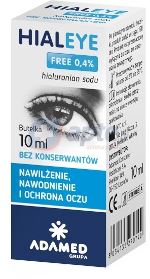 Adamed Hialeye Free 0,4% krople do oczu 10ml