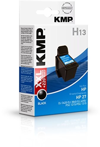 KMP PrintTechnik KMP H13 ink cartridge (zastępuje C8727AE) Black 4011324997279