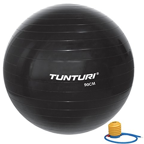 Tunturi tunturi gymball, Black piłka gimnastyczna 90 cm, czarna, One Size 14TUSFU286
