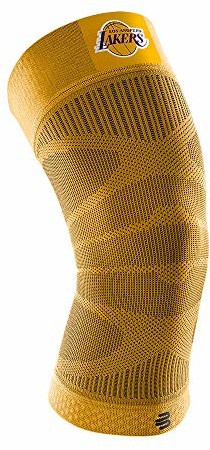 BAUERFEIND BAUERFEIND Opaska kompresyjna na kolana, uniseks dla dorosłych, LA Lakers, XL 70000202