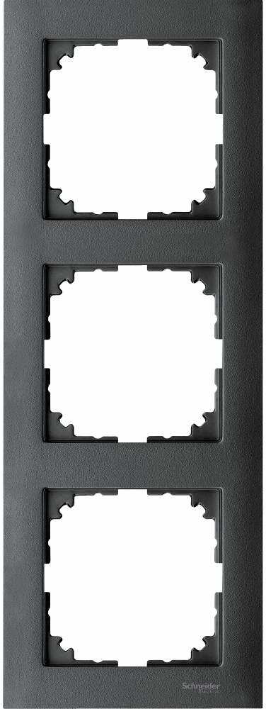 Schneider Merten-Ramka-M-Pure-3-krotna-antracytowy MTN4030-3614