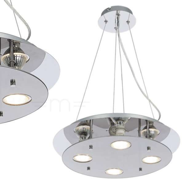 Rabalux LAMPA wisząca NAOMI 2647 okrągła OPRAWA zwis przydymiony chrom 2647