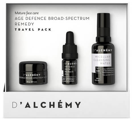 D'ALCHEMY Age defence broad-spectrum remedy-mature face care - Zestaw podróżny