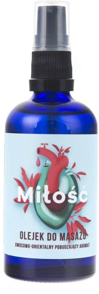 Olejek do masażu ciała Miłość 100 ml - Cztery Szpaki