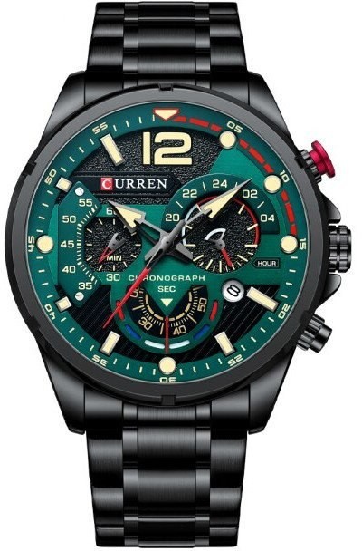 Curren ZEGAREK MĘSKI CURREN 8395 (zc019c) - CHRONOGRAF 8395