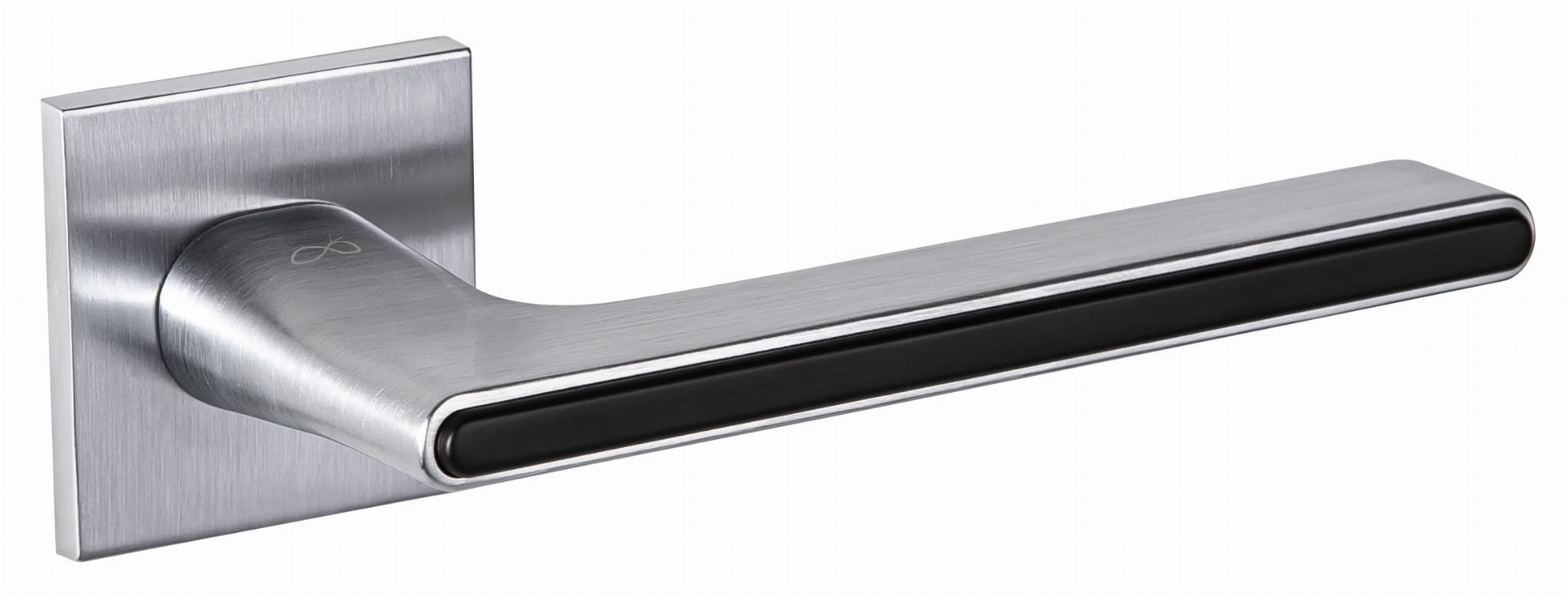 Infinity line KLAMKA FERRARA KOLOR CHROM MAT/CZARNY KFRA S M700/B00