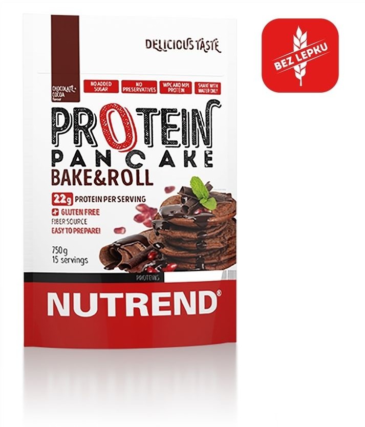 Nutrend Protein pancake 750g czekolada + kakao