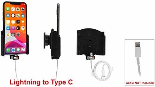 Brodit Uchwyt 714164, Made in Sweden, do Apple iPhone 11 Pro Max, pasuje do wszystkich uchwytów samochodowych 714164