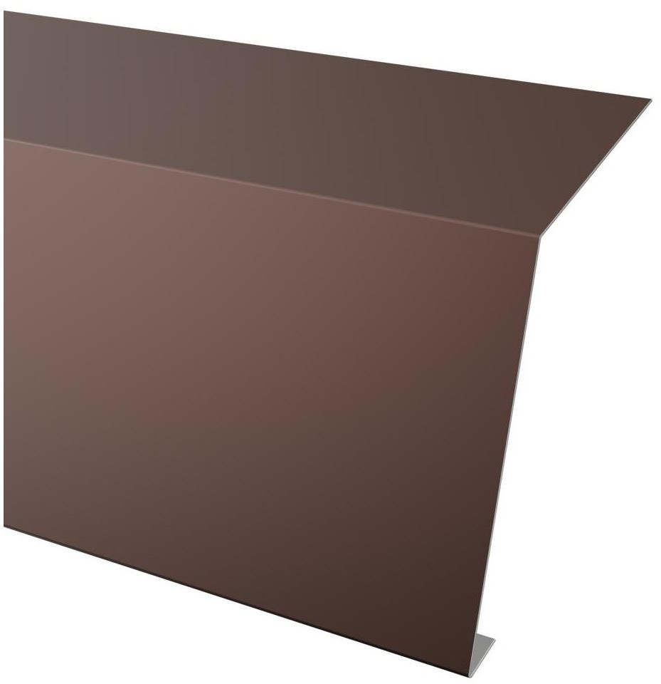 Blachotrapez Pas nadrynnowy Revo brązowy mat na dach skośny