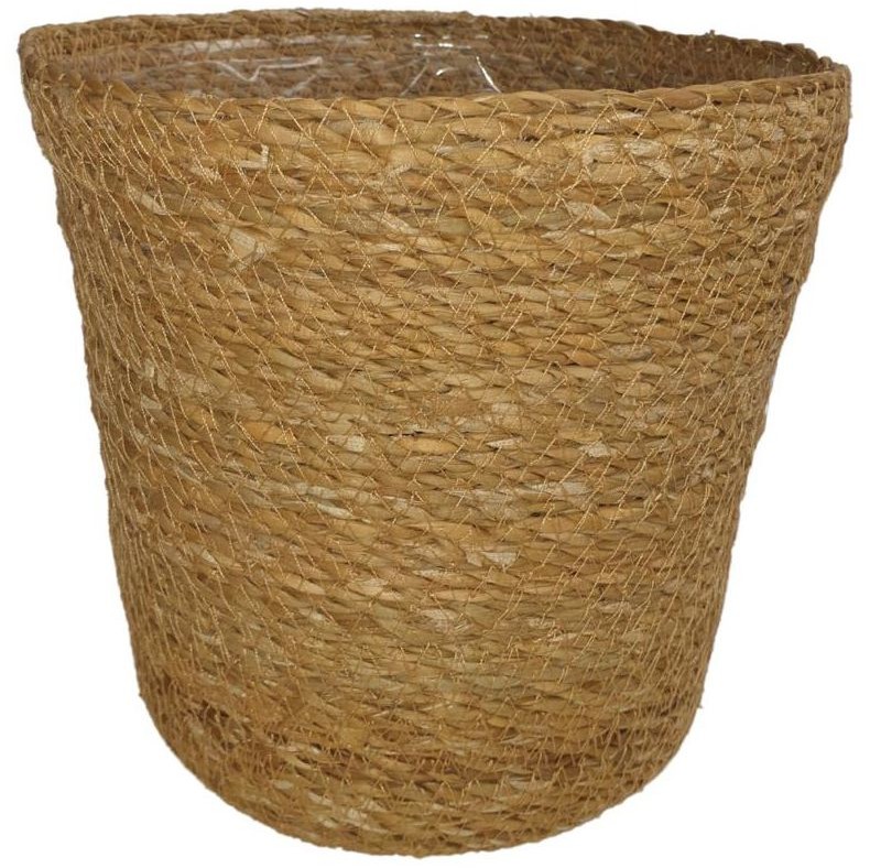 Osłona doniczki koszyk z trawy morskiej 20,5 cm naturalny