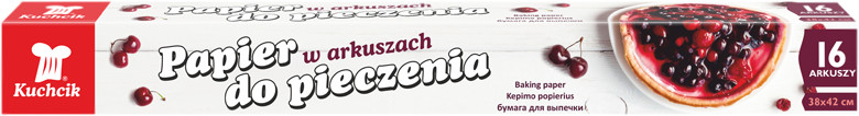 Kuchcik AKU Papier do pieczenia w arkuszach 42 m x 38 cm