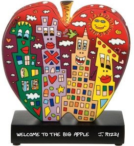 BIG Goebel Figurka Welcome to the Apple James Rizzi Goebel 26-102-31-1