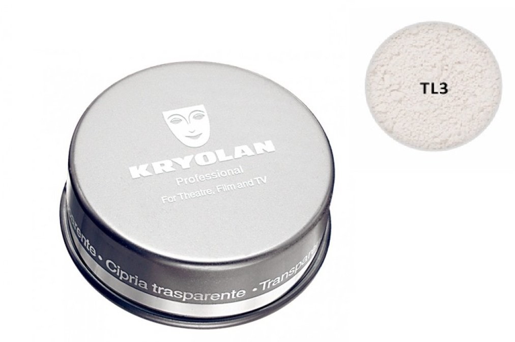 KRYOLAN Translucent Powder, transparentny puder do twarzy 03, 60 g