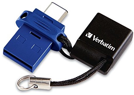 Verbatim 16 GB Dual USB Drive  USB-C/USB 3.0 64GB 181749