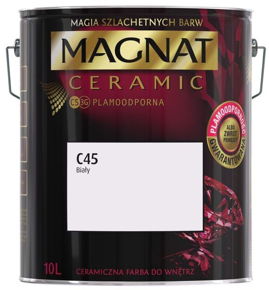 Magnat Farba do ścian i sufitów CERAMIC 10 l Biały