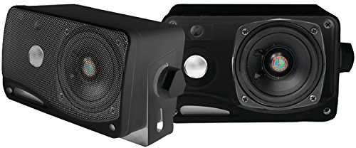 PYLE AUDIO INC Mini Box wodoodporne głośniki 3-drożne, 200 W, 3,5 standard czarny PLMR24B