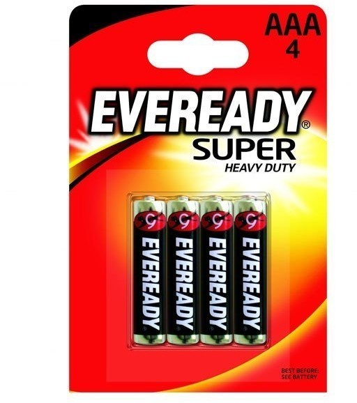 Energizer Bateria Eveready Heavy Duty AAA R3 4 szt.