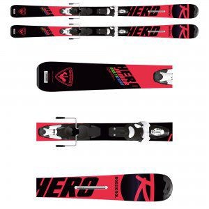 Rossignol Narty hero junior 2019 + wiĄzania kid-x 4 b76