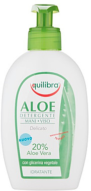 EQUILIBRA Aloesowy Ĺźel oczyszczajÄcy do twarzy i rÄk - Aloe Wash Gel