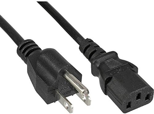 InLine 16655 V kabel zasilający, gniazdo zasilania na wtyk przyrządowy IEC C13, 5 m Czarny 16655V