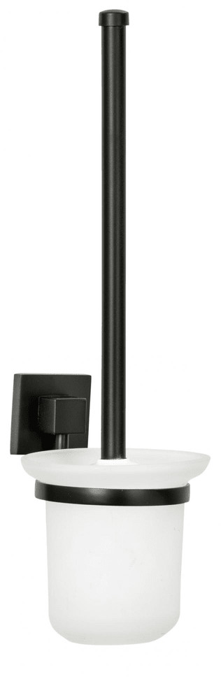 Fackelmann uchwyt toaletowy 11,5x38x15 cm NEW YORK czarny mat