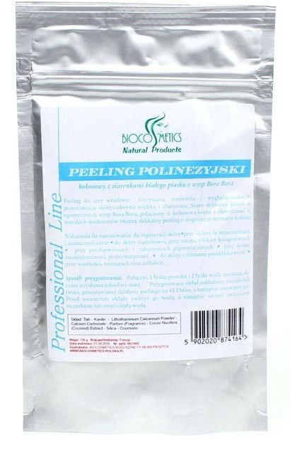 BioCosmetics Kokosowy peeling polinezyjski dla cery wrażliwej 30g BIOCOSPEELINGPOLI30