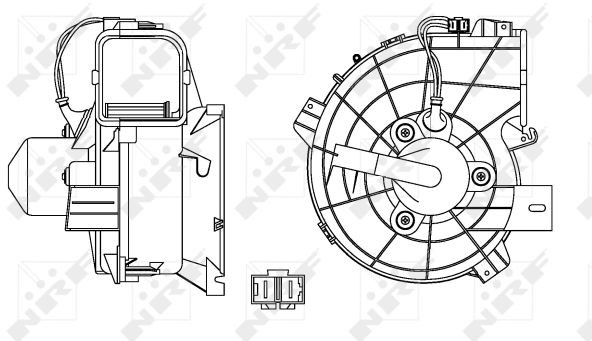 NRF Wentylator wewnętrzny 34153 34153