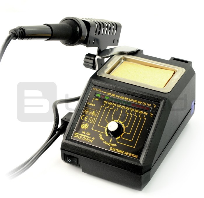 Stacja lutownicza Solomon SL-20ESD - 48W LUT-09833