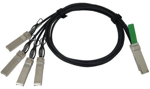 Cisco Systems Cisco QSFP-4SFP10G-CU3 M = 40 GBASE-CR4 QSFP + to 4 10 GBASE-CU SFP + Passive Direct Attach Copper Transceiver Assembly 3 m QSFP-4SFP10G-CU3M=