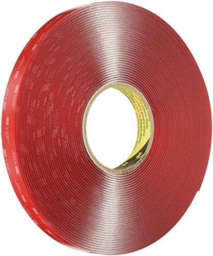 3M 3 m 7000033126 VHB taśm klejących, 4918 °F, 2 MM, przezroczysty (zestaw 3 szt.), przezroczysty 7000033127