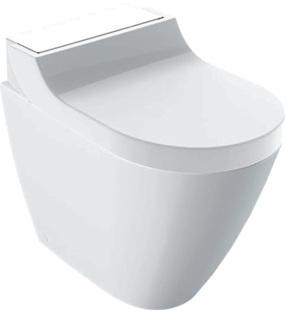 Geberit Ceramika AquaClean Tuma Classic Toaleta WC myjąca 52,3x36 cm bez kołnierza + deska biała 146.320.11.1