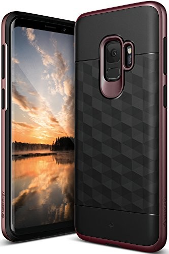 Caseology GALAXY S9 Case, Case Technology [Parallax Series] variations CO-GS9-ARM-BKCH