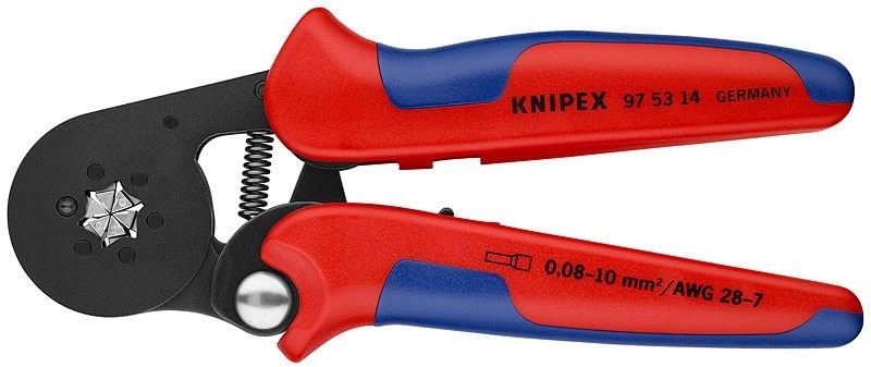 Knipex SAMONASTAWNE SZCZYPCE DO ZAGNIATANIA TULEJEK 180MM KN 97 53 14