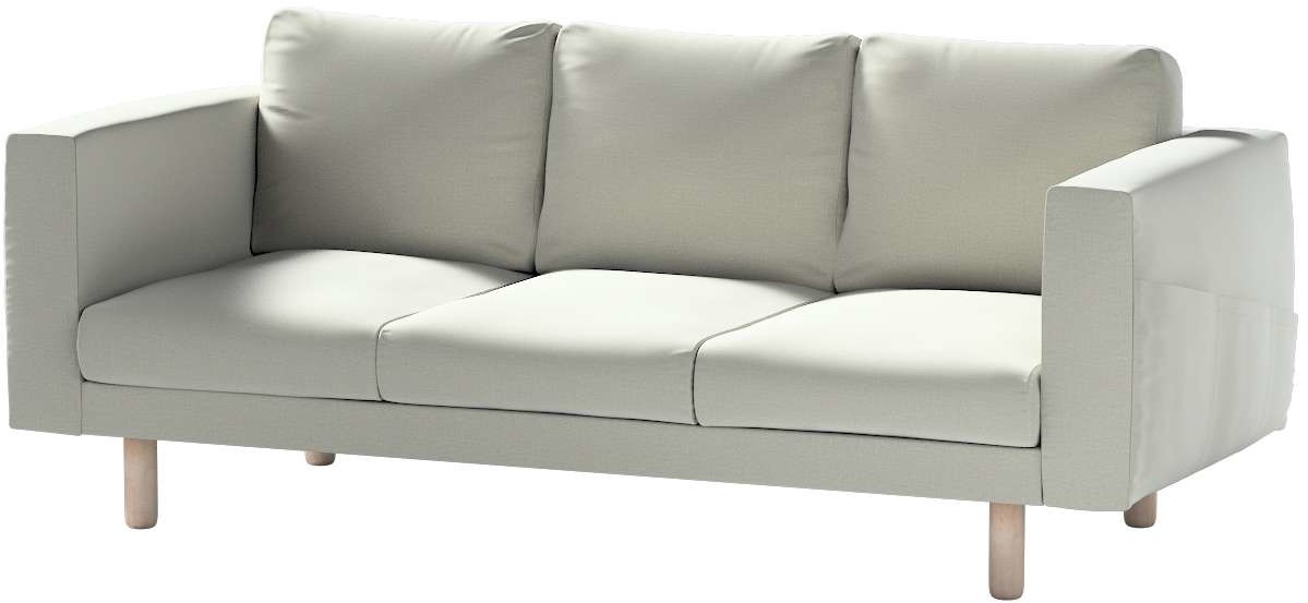 Dekoria pl pl Pokrowiec na sofę Norsborg 3-osobową pastelowo miętowy welwet 213 x 88 x 85 cm Ingrid 1022-705-41