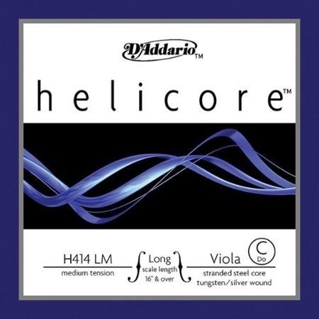 D'Addario H411-LL Helicore Viola pojedyncza gitary 'A' aluminiowy owinięta H414 LM