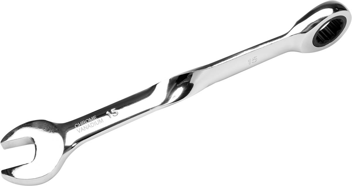 Yato KLUCZ PŁASKO-OCZKOWY SKRĘCONY Z GRZECHOTKĄ 15MM YT-01877
