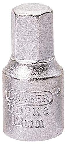 DRAPER 12 MM Hexagon 3/8 Square Drive Drain Plug Key 5010559383269