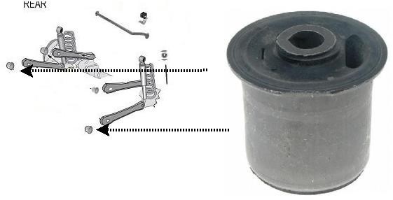 CROWN Tuleja wahacza tylnego 52038026