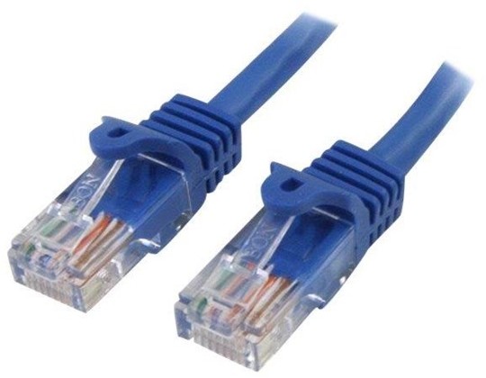 StarTech com 5m Blue Cat5e / Cat 5 Snagless Patch Cable 5 m - patch cable - 5 m - blue 45PAT5MBL